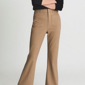 REISS Sian Skinny flare trousers